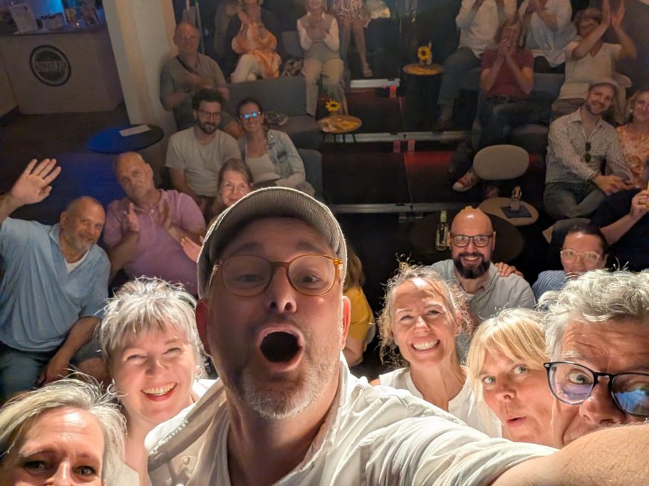 Direkt nach der Show mit dem Publikum vom Kultavida